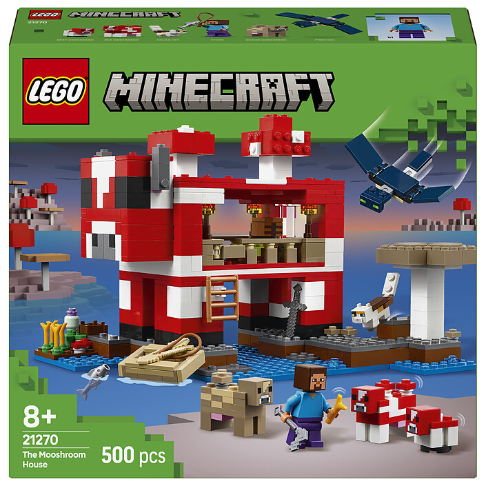LEGO Minecraft 21270 The Mooshroom House