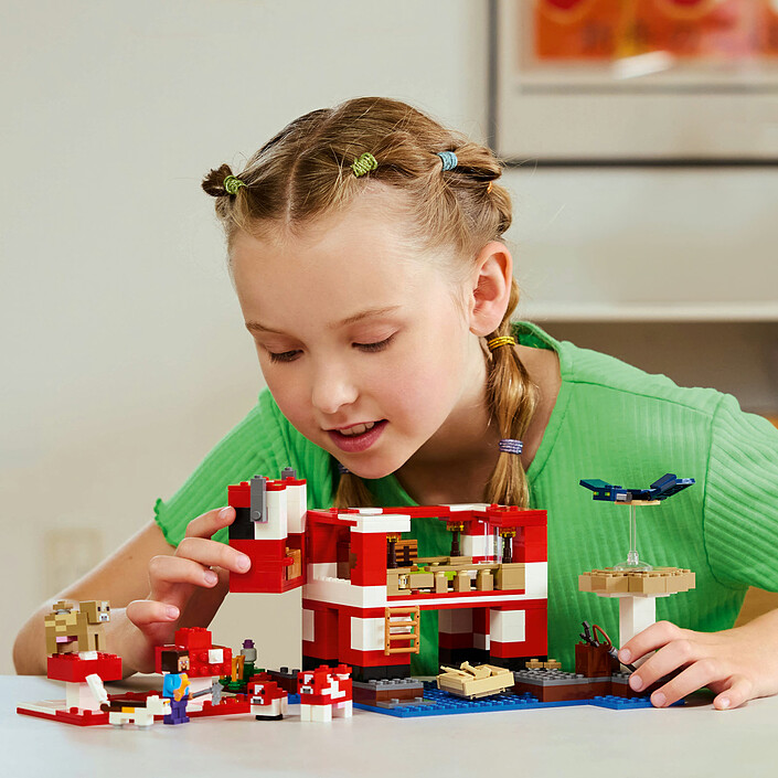 Buy LEGO Minecraft 21270 The Mooshroom House