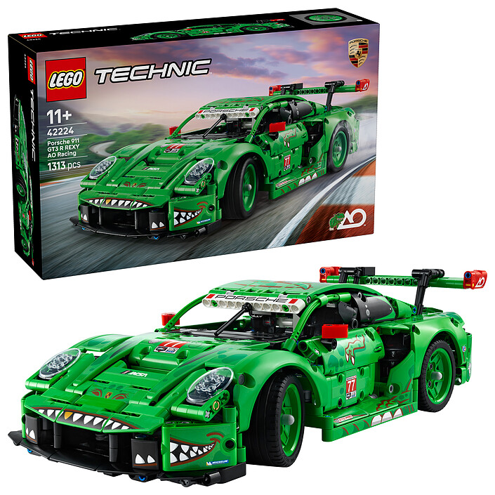 Review LEGO Technic 42224 Porsche 911 GT3 R REXY AO Racing Car