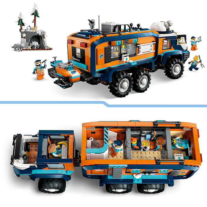 LEGO City 60471 Le Camion Scientifique des Explorateurs en Arctique pas cher