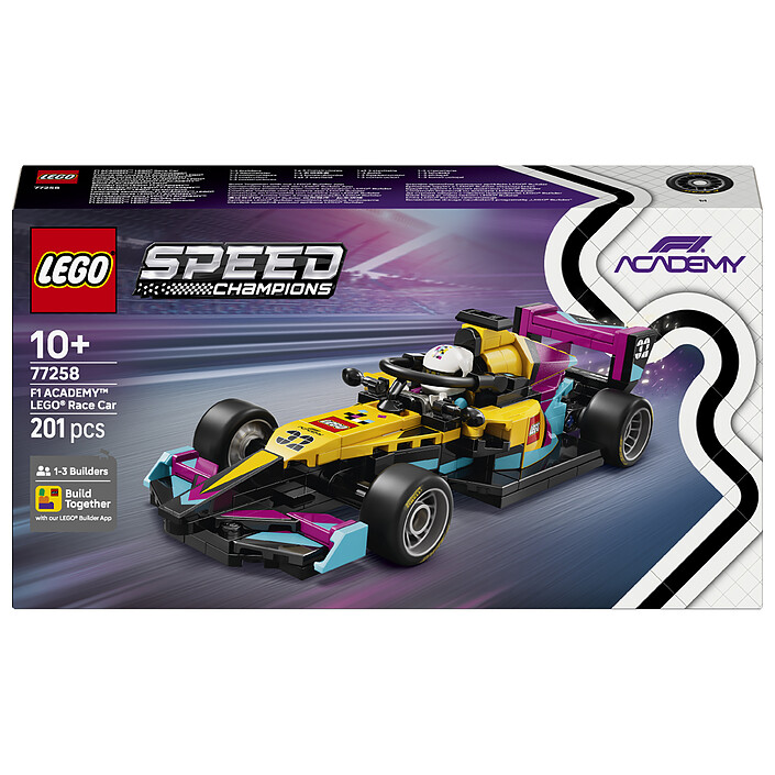 LEGO Speed Champions 77258 Voiture de Course F1 ACADEMY LEGO