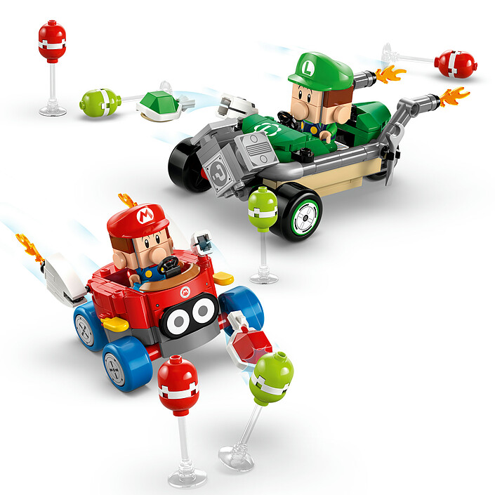 LEGO Super Mario 72034 Mario Kart - Bébé Mario contre Bébé Luigi pas cher