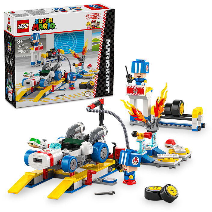 Avis LEGO Super Mario 72035 Mario Kart - Garage de Toad