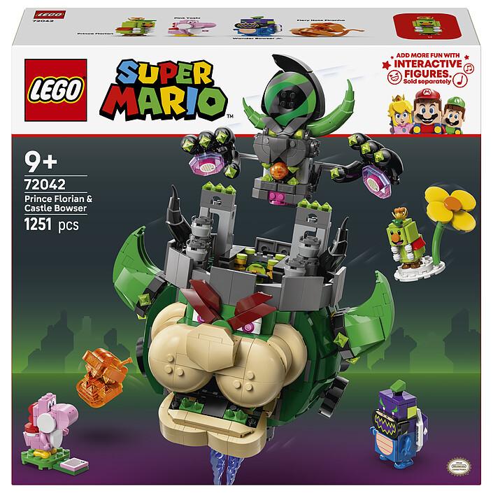 LEGO Super Mario 72042 Prince Florian et Château de Bowser