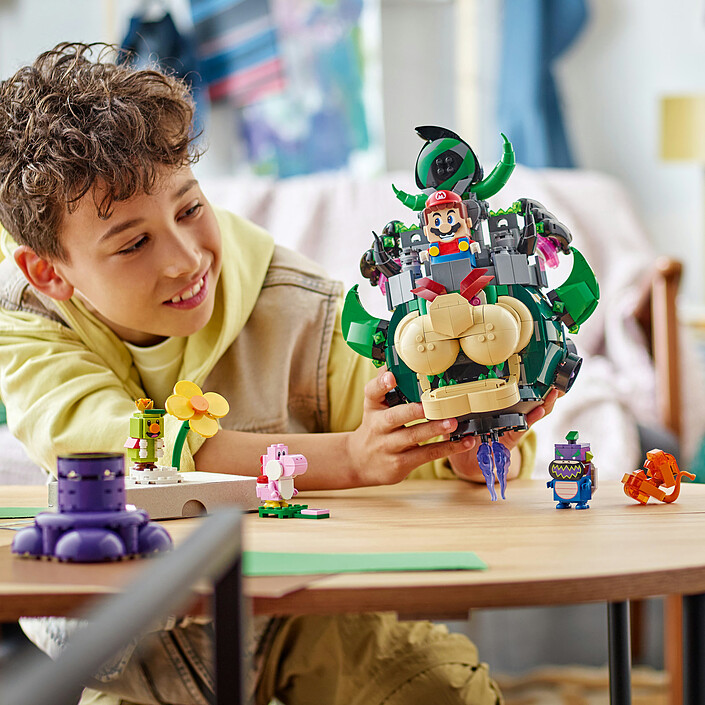 Acheter LEGO Super Mario 72042 Prince Florian et Château de Bowser