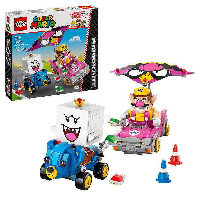 Avis LEGO Super Mario 72038 Mario Kart - Wario et Roi Boo
