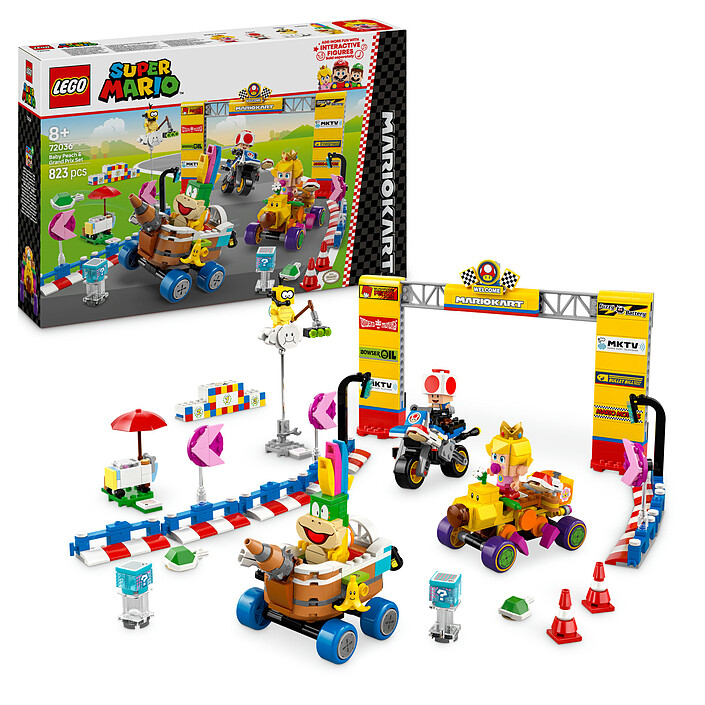 Avis LEGO Super Mario 72036 Mario Kart - Bébé Peach et ensemble de grand prix