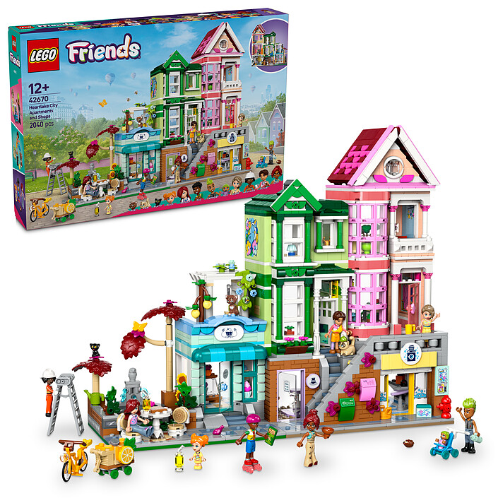 Avis LEGO Friends 42670 Les Appartements et Boutiques de Heartlake City