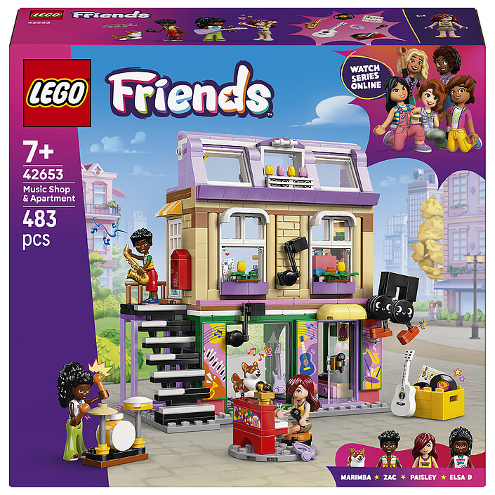 LEGO Friends 42653 The Music Store and Apartment