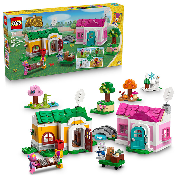 Avis LEGO Animal Crossing 77057 Les Maisons Créatives : au Gré des Saisons