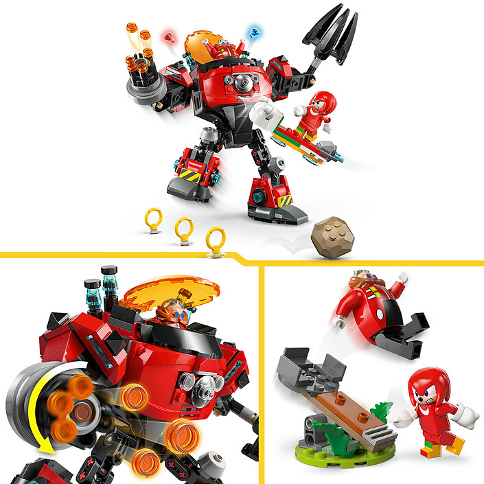 LEGO Sonic The Hedgehog 77005 Knuckles contro l’Egg Crusher del Dr. Eggman economico
