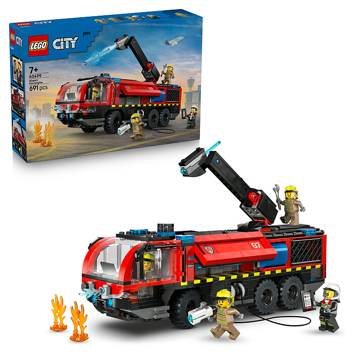 Avis LEGO City 60499 Le Camion de Pompiers de l'Aéroport