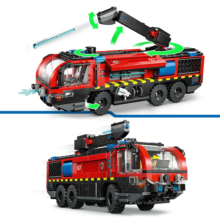 LEGO City 60499 Le Camion de Pompiers de l'Aéroport pas cher