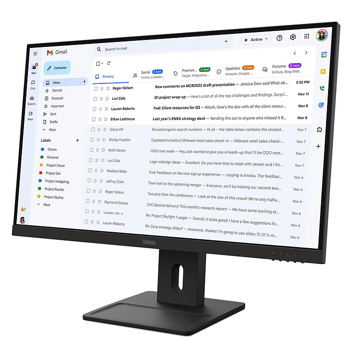 Nota Lenovo 27" LED - ThinkVision E27-40