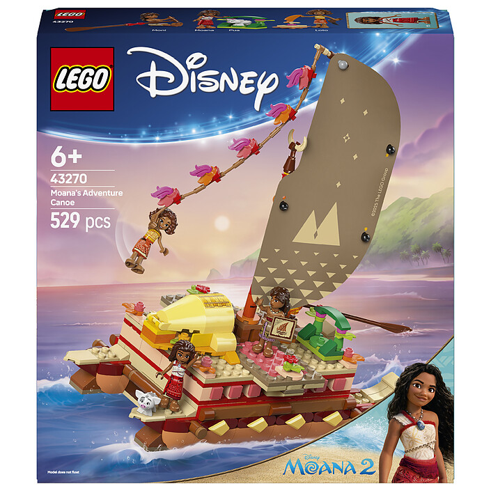 LEGO Disney Princess 43270 El Barco de Aventura de Vaiana