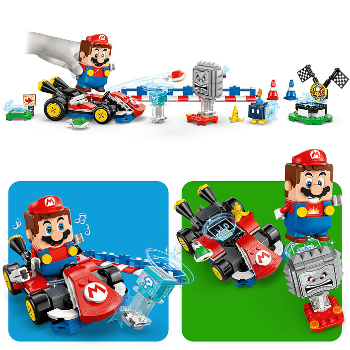 LEGO Super Mario 72043 Mario Interactivo y Kart Estándar a bajo precio