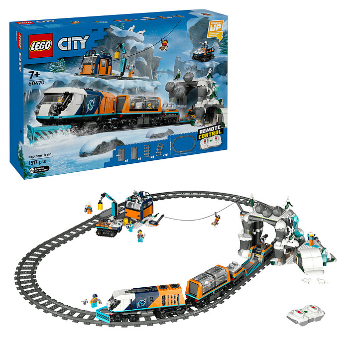 Review LEGO City 60470 The Arctic Explorers' Express Train