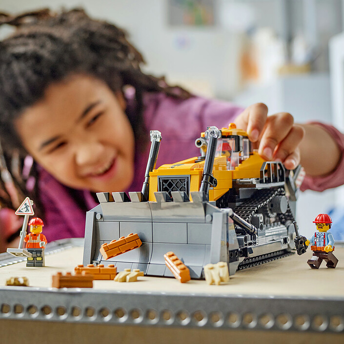 Acheter LEGO City 60466 Le Bulldozer Jaune