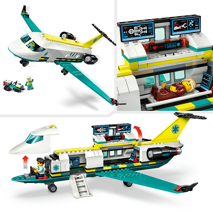 LEGO City 60465 L'Ambulance de Secours Aérienne pas cher