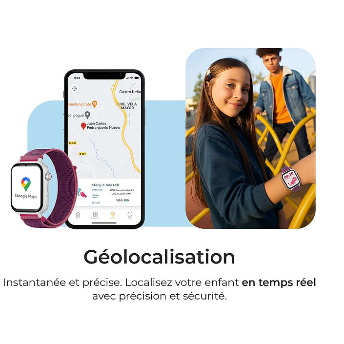 Avis SaveFamily SaveWatch Plus GPS Enfant - Noir / Black is Black