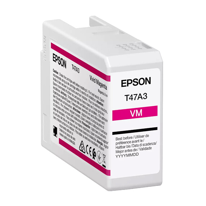 Epson Singlepack Vivid Magenta T47A3 UltraChrome Pro 10 ink 50 ml