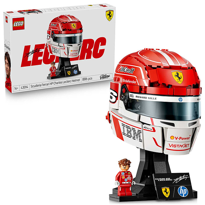 Avis LEGO Editions 43014 Scuderia Ferrari HP Casque de Charles Leclerc