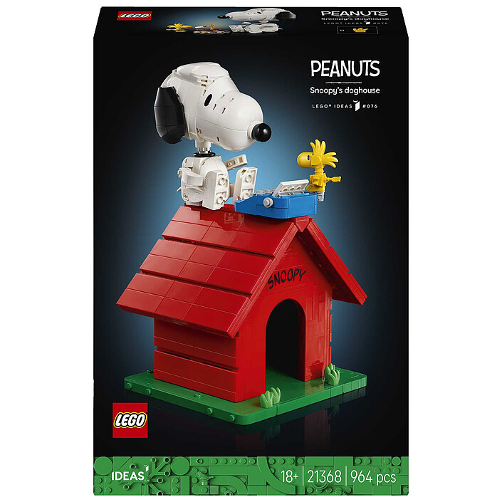 LEGO Ideas 21368 Peanuts : La Cuccia di Snoopy