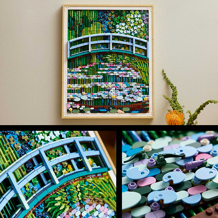 LEGO Art 31220 Claude Monet : le Bassin aux Nymphéas, Harmonie Verte pas cher