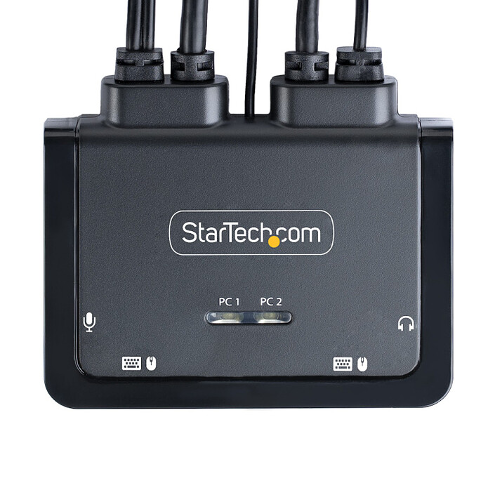 Avis StarTech.com KVM Switch USB-C DisplyPort 2 ports 4K 60Hz avec Hub 2 ports USB 2.0