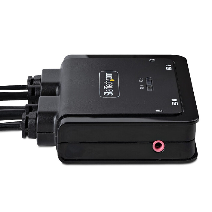 Acheter StarTech.com KVM Switch USB-C DisplyPort 2 ports 4K 60Hz avec Hub 2 ports USB 2.0