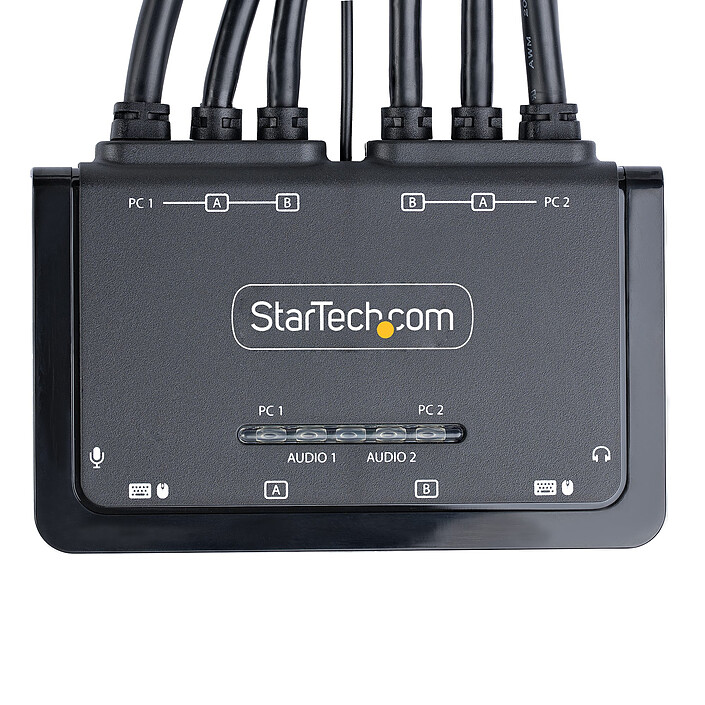 Avis StarTech.com KVM Switch USB-A DisplyPort 2 ports 4K 60Hz avec Hub 2 ports USB 2.0