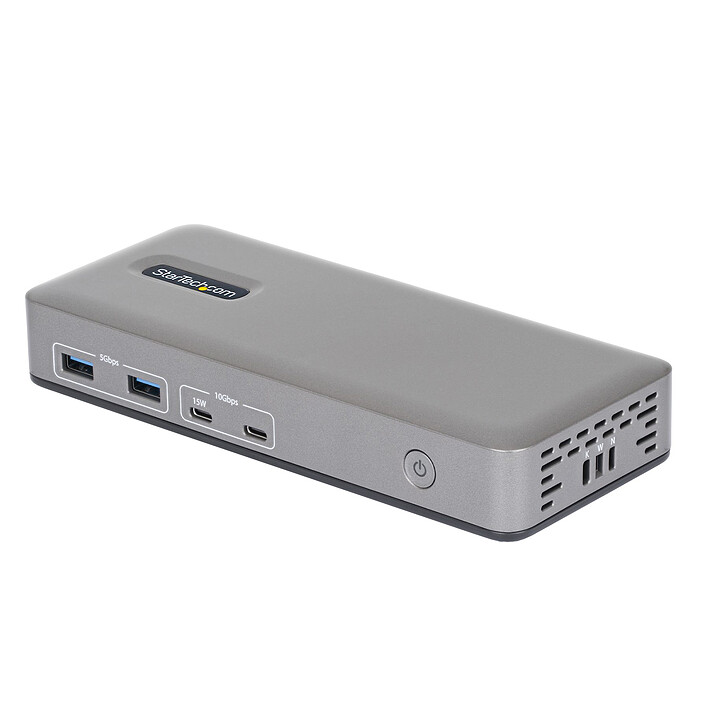 StarTech.com Station Accueil USB-C 3.1 Double Ecran HDMI 4K 60 Hz - RJ45 - Hub 4x USB-A + 3x USB-C et Power Delivery 100W
