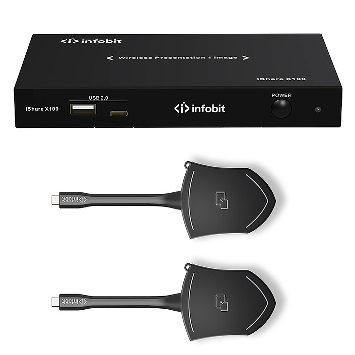 Infobit iShare X100 + iShare CX USB-C (x2)