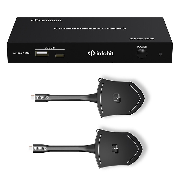 Infobit iShare X200 + iShare CX USB-C (x2)