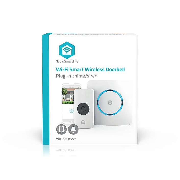 Nedis Wi-Fi Smart Wireless Doorbell pas cher