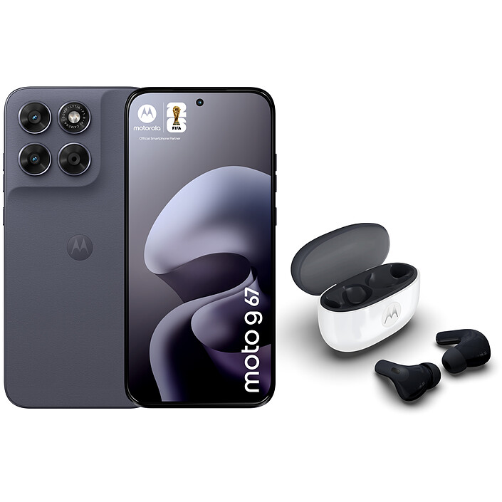 Motorola Moto G67 5G Gris (4 Go / 256 Go) + Moto Buds 2