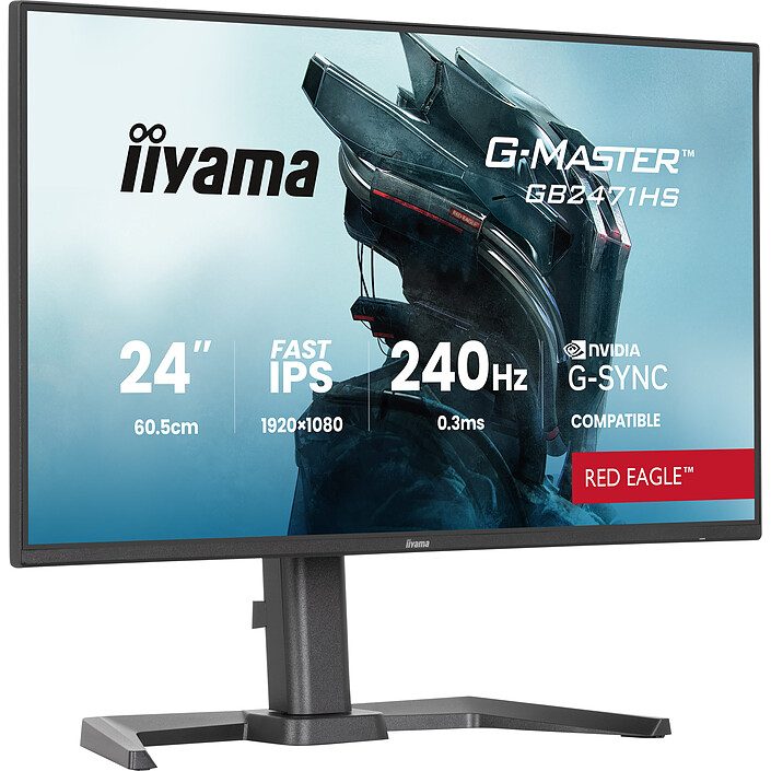 Avis iiyama 23.8" LED - G-Master GB2471HS-B1 Red Eagle