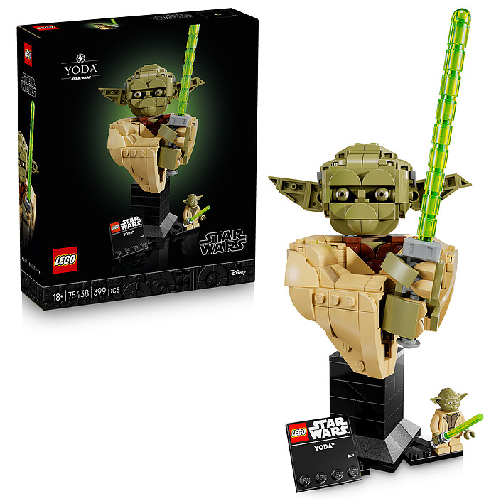 Avis LEGO Star Wars 75438 Le Buste de Yoda