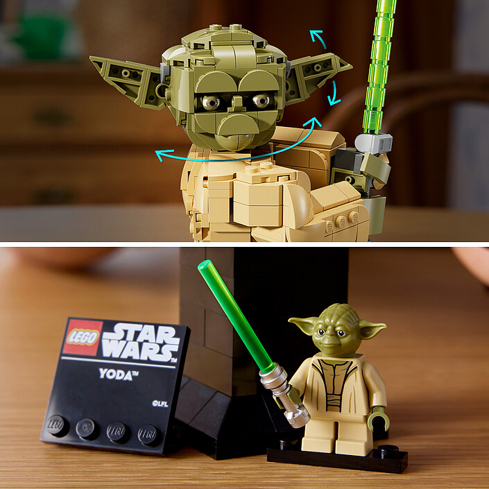 LEGO Star Wars 75438 Le Buste de Yoda pas cher
