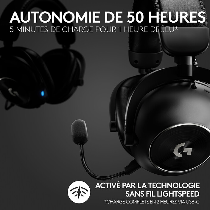 Opiniones sobre Logitech G Pro X 2 Lightspeed (Negro) + Reposacascos