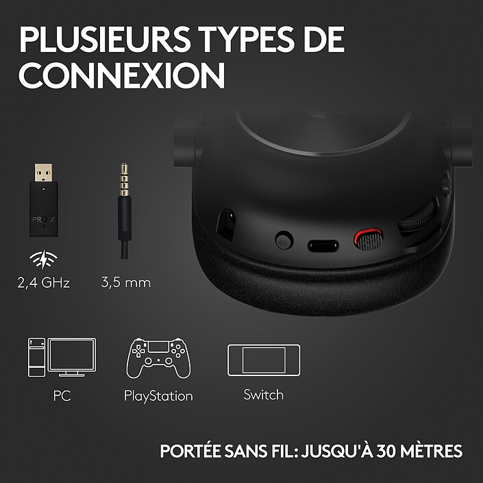 Logitech G Pro X 2 Lightspeed (Negro) + Reposacascos a bajo precio