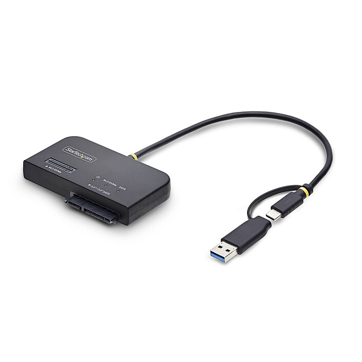 StarTech.com Adaptateur USB-C/USB-A vers M.2 NVMe et SATA 2,5"/3,5"