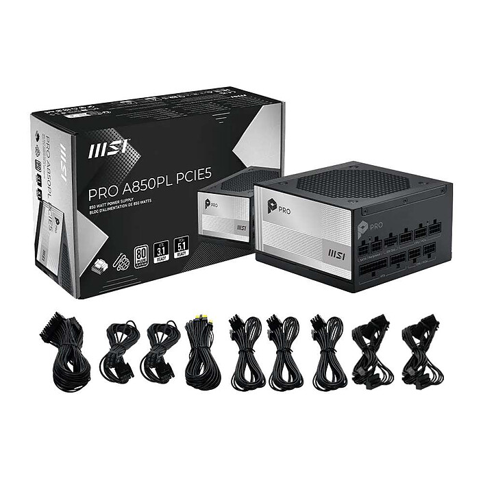 MSI PRO A850PL PCIE5 pas cher