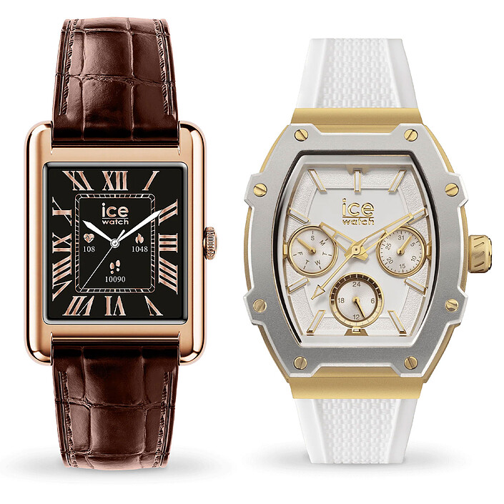 Ice Watch Ice Smart TKS 2.0 (Rose Gold / Brown) + Ice Boliday White/Gold FREE !