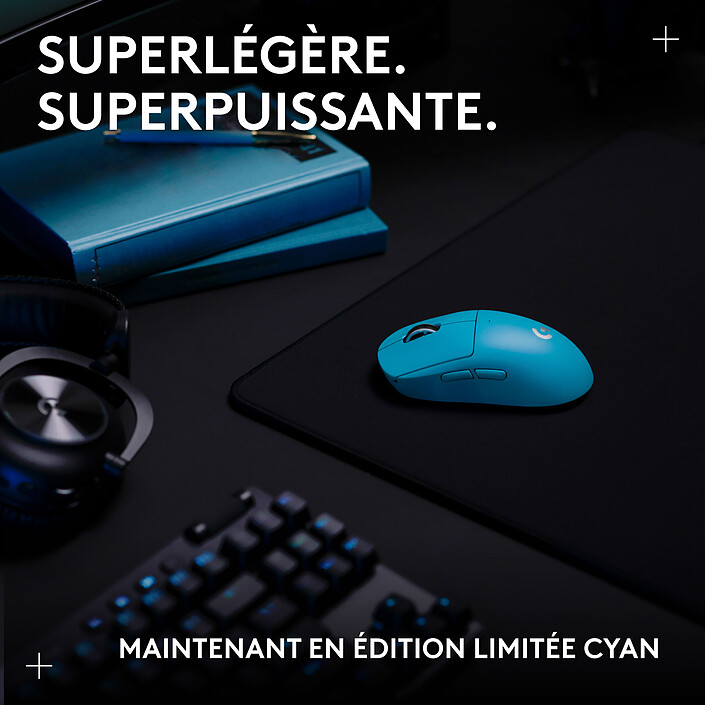 Avis Logitech G Pro X Superlight 2 Lightspeed (Cyan)