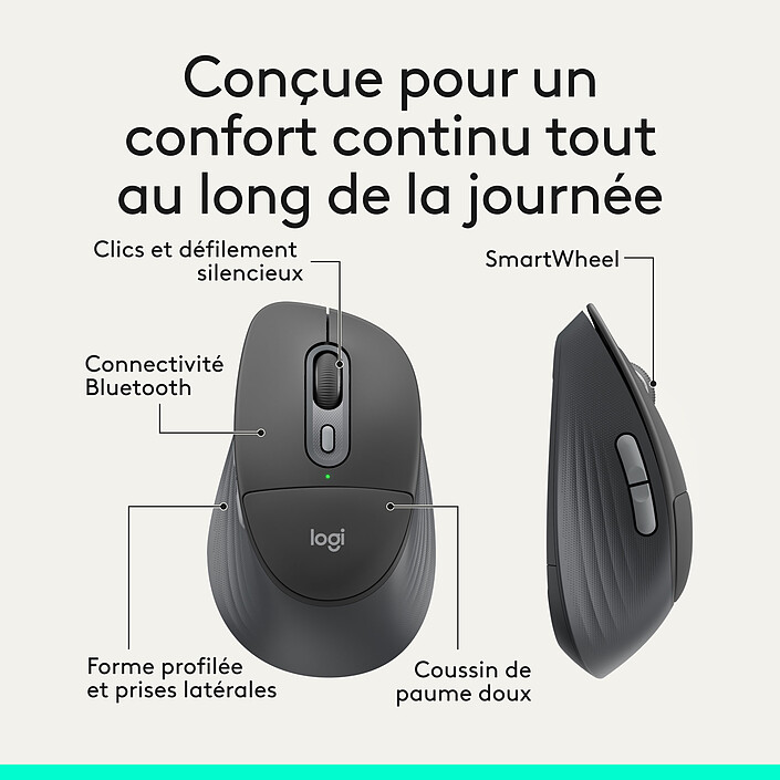 Acheter Logitech Signature Comfort Plus M850 L (Graphite)