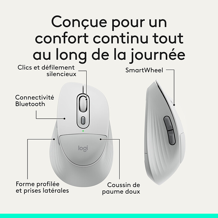 Acheter Logitech Signature Comfort Plus M850 L (Blanc)