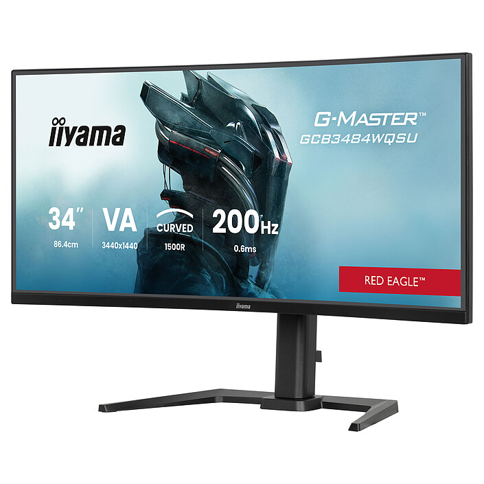 Avis iiyama 34" LED - G-Master GCB3484WQSU-B2 Red Eagle