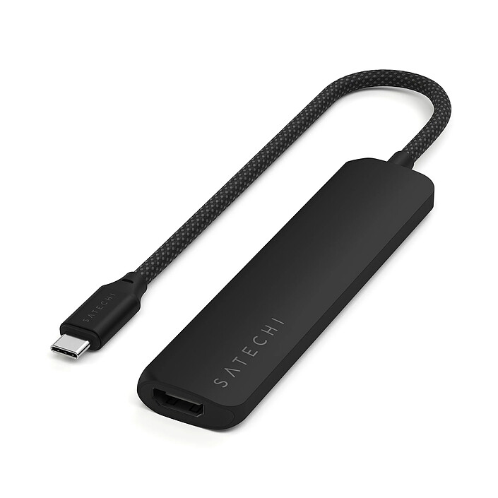SATECHI Multiport USB-C Slim 6-in-1 (Black)