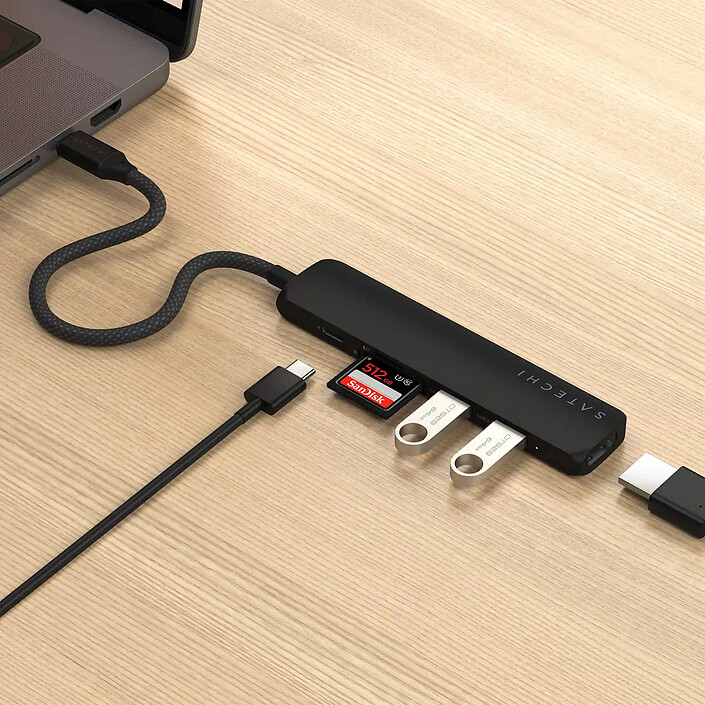 Buy SATECHI Multiport USB-C Slim 6-in-1 (Black)